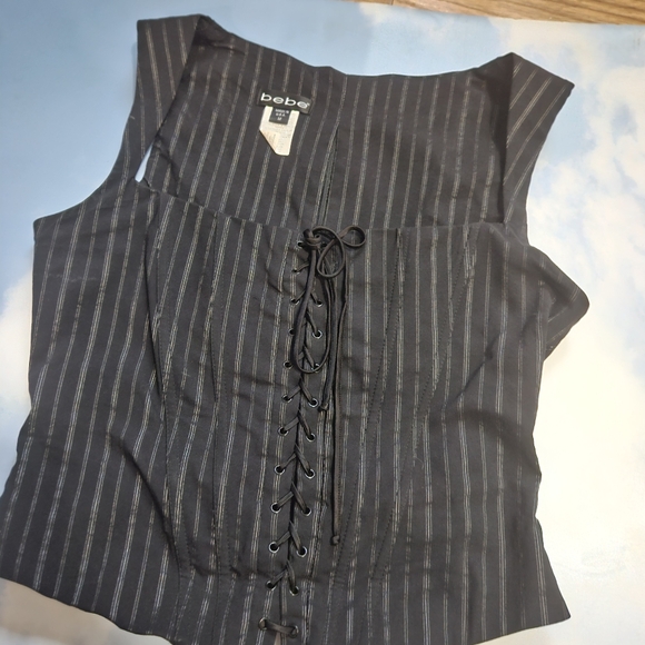 90s bebe corset tank top - Picture 7 of 11